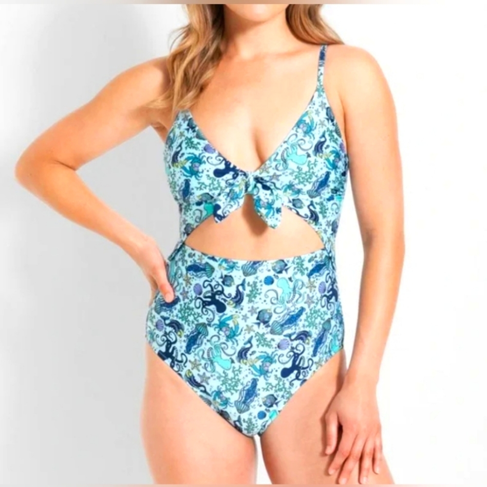 Modcloth The Sienna Bathing Suit in Sea Critters